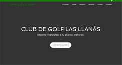 Desktop Screenshot of lasllanas.com